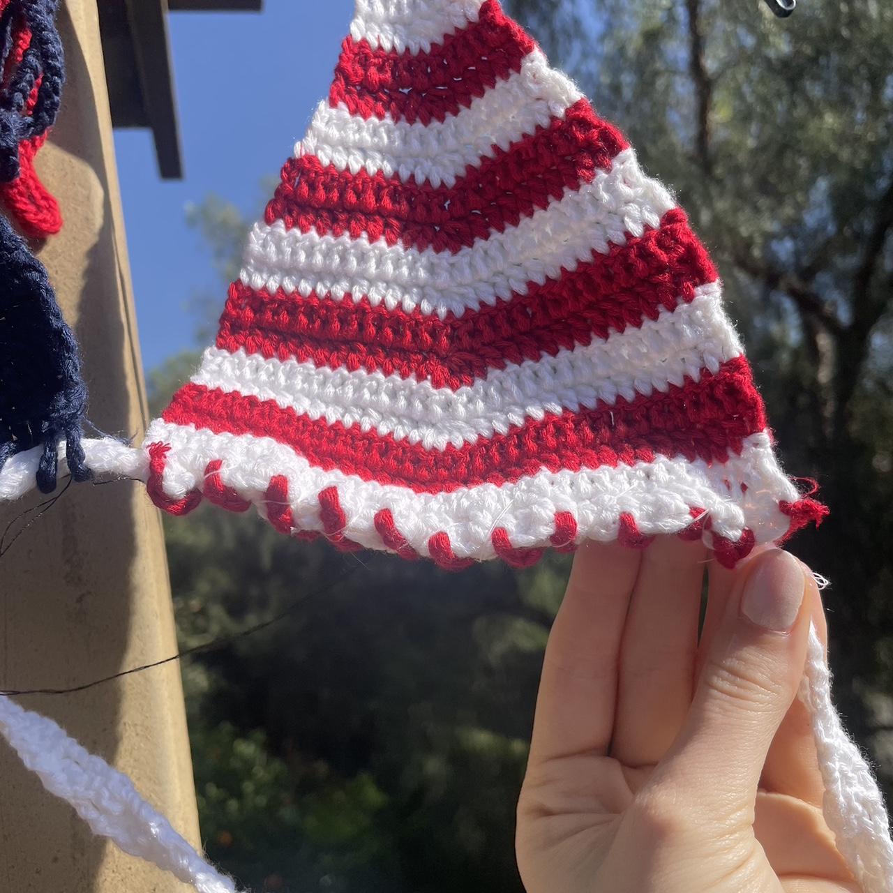 Source Unknown Women's Crop top - Red/White - S –… - image 6