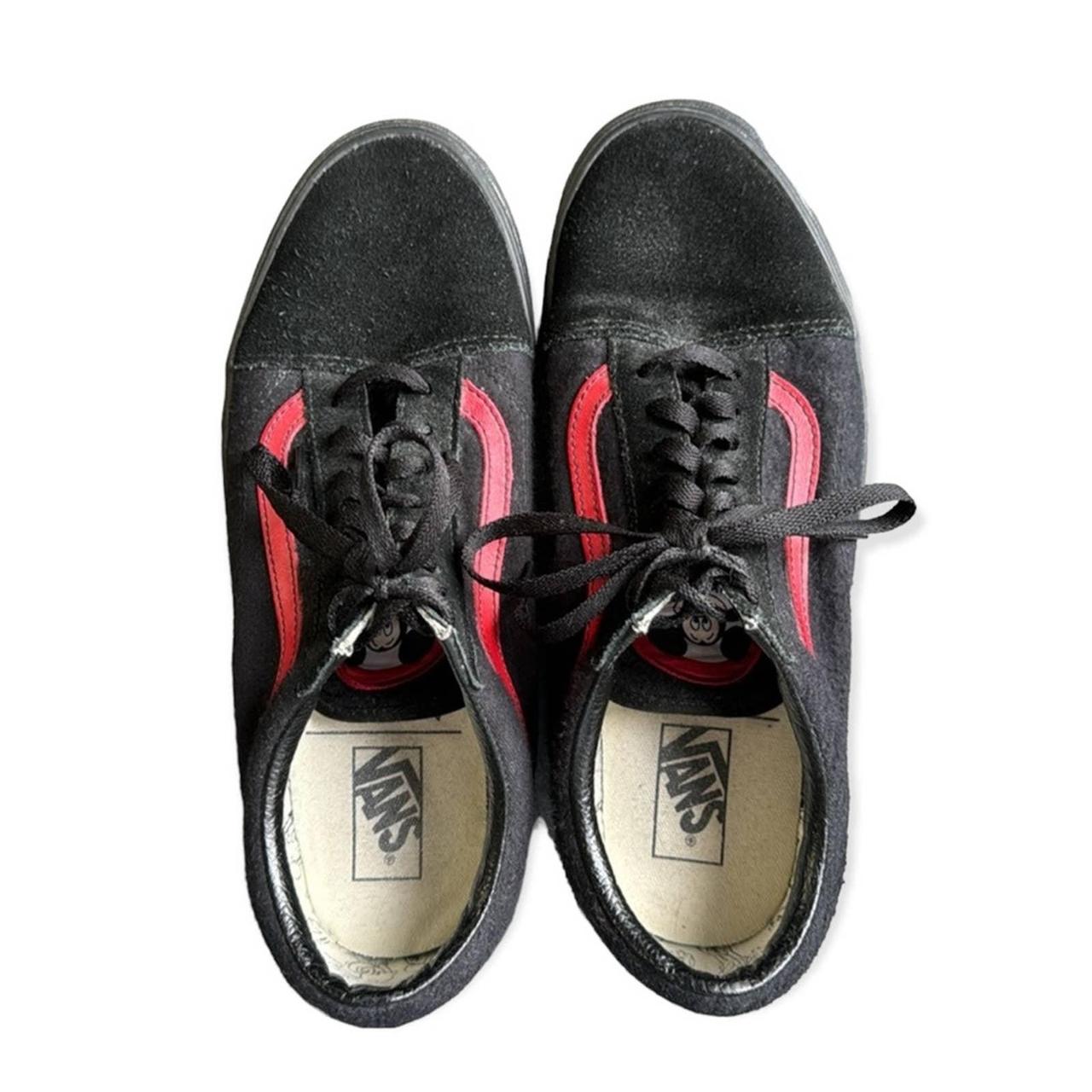 Mickey mouse black 2024 and red vans