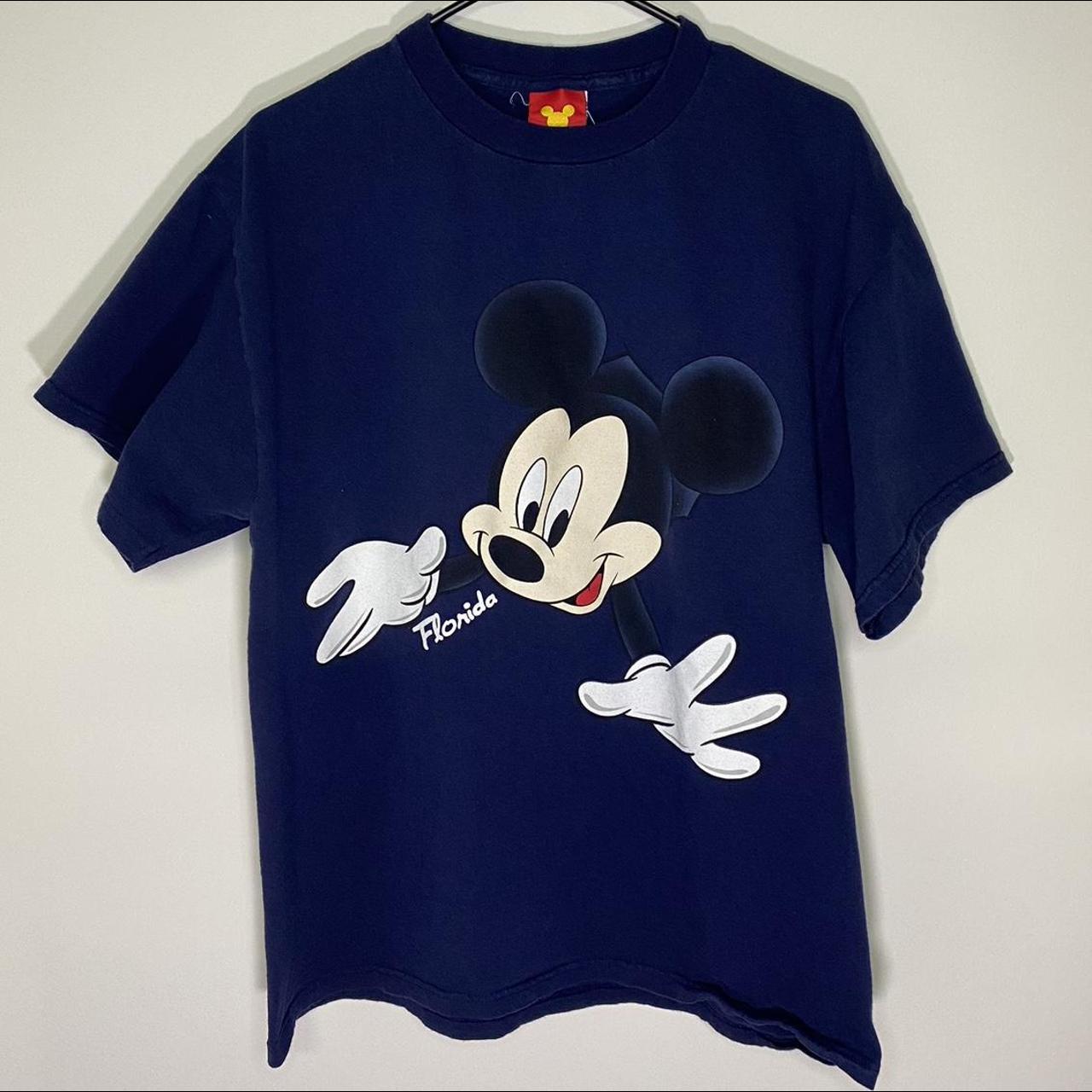 Vintage Mickey tee designed by Jerry Leigh... - Depop