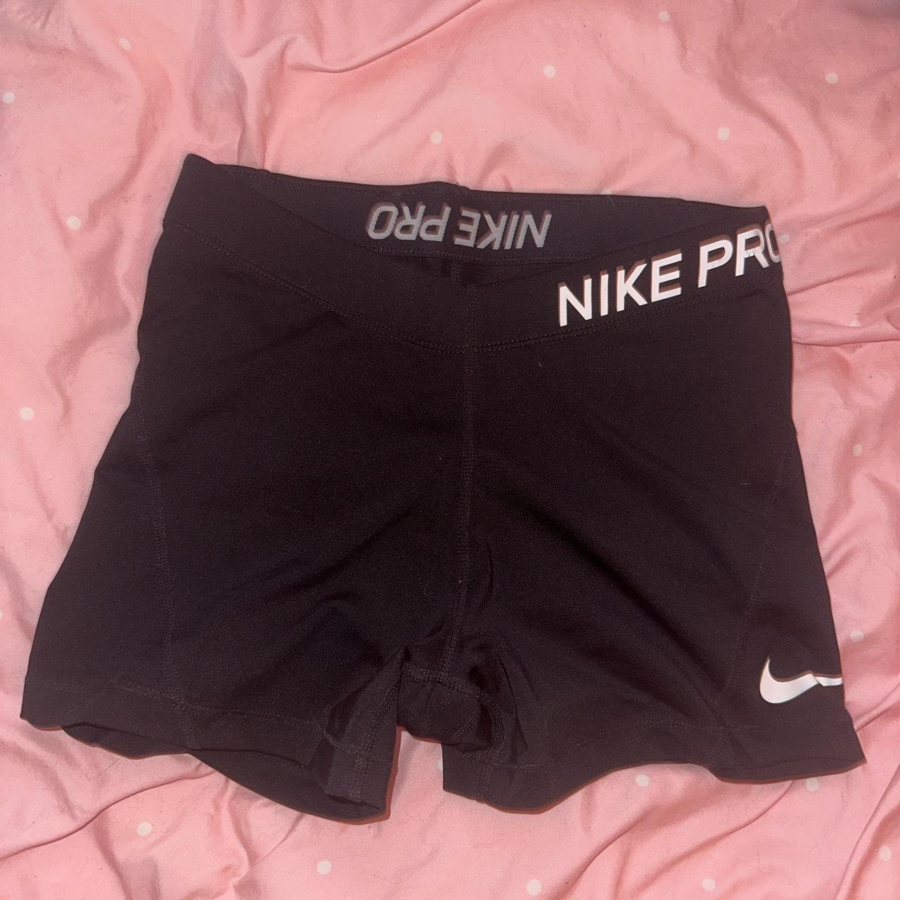 black nike spandex shorts