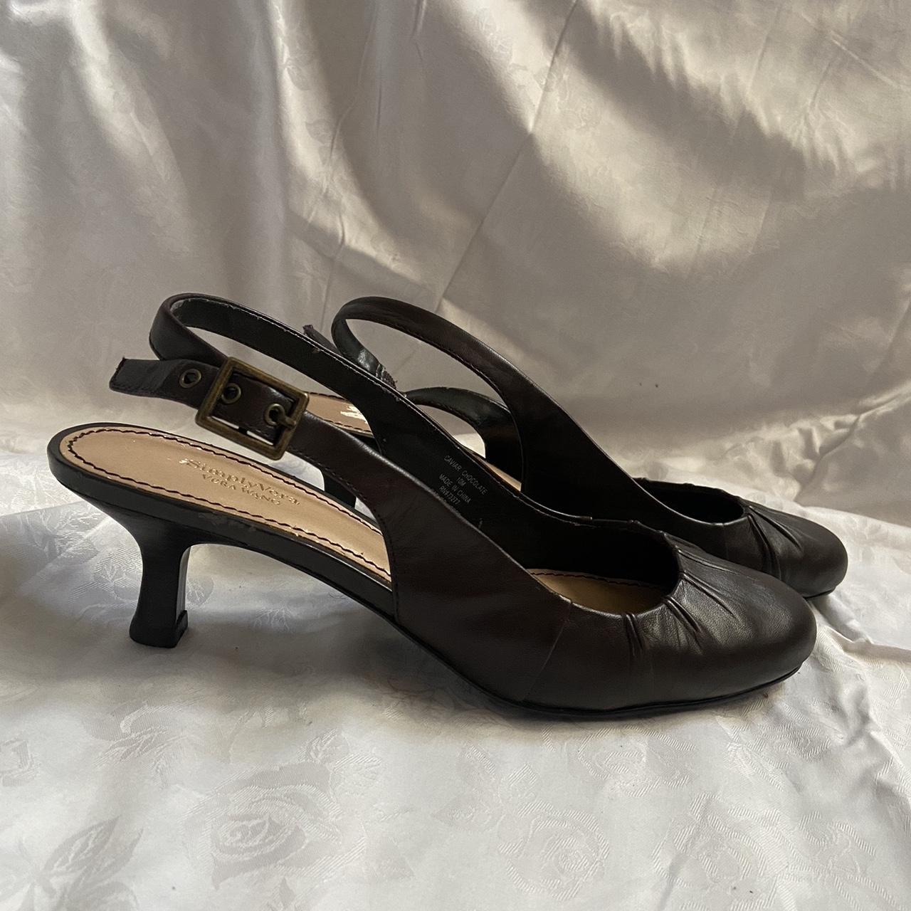 vera wang black heels