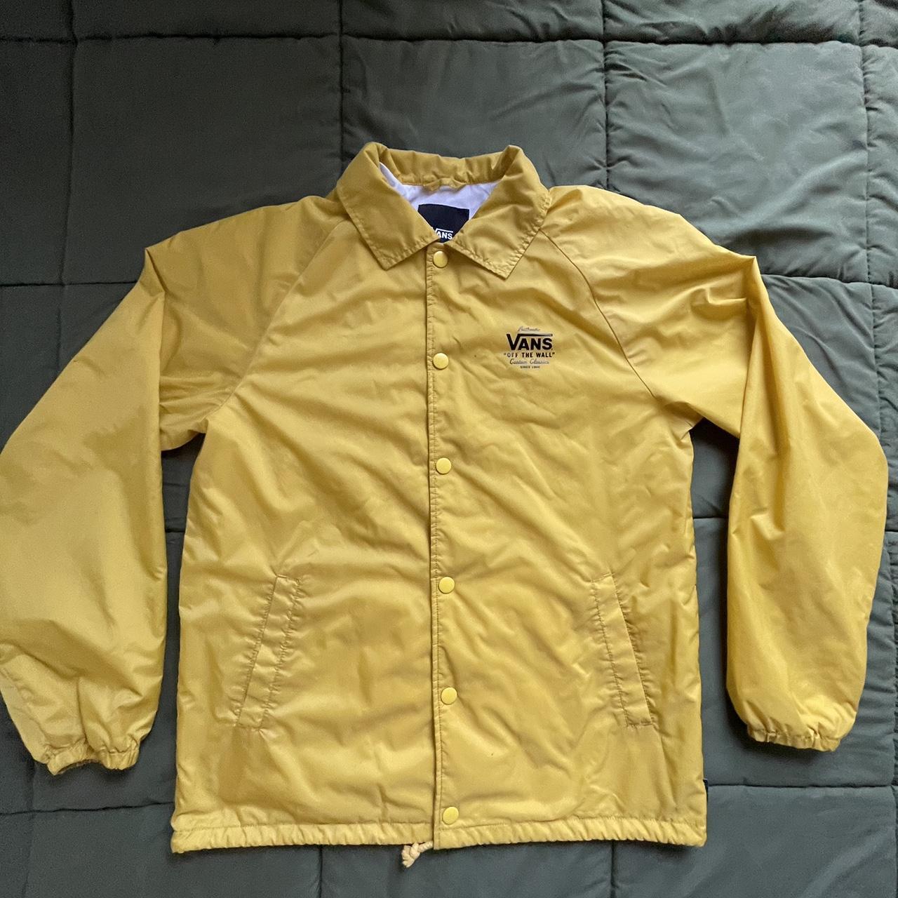 Vans jacket shop kids yellow