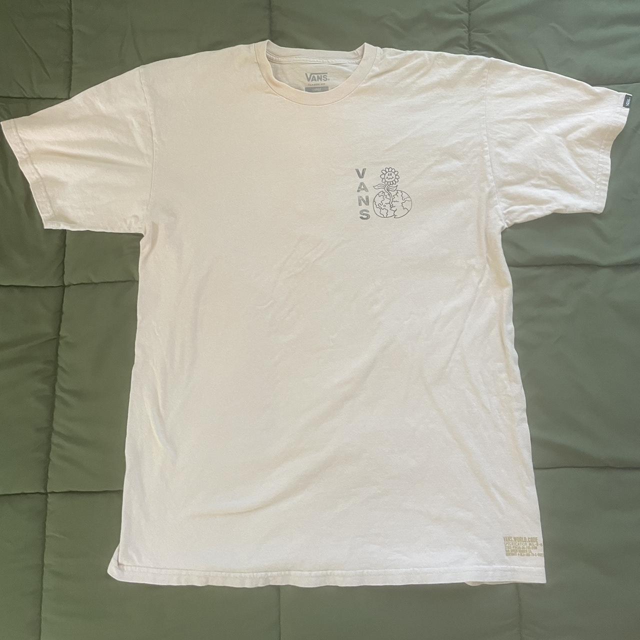 Tee shirt outlet vans blanc