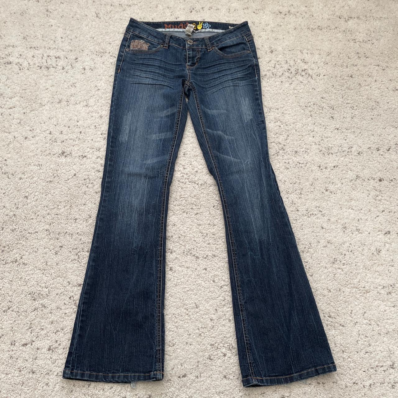 Vintage Y2K Mudd Jeans (Women 5) Low Rise Bootcut... - Depop