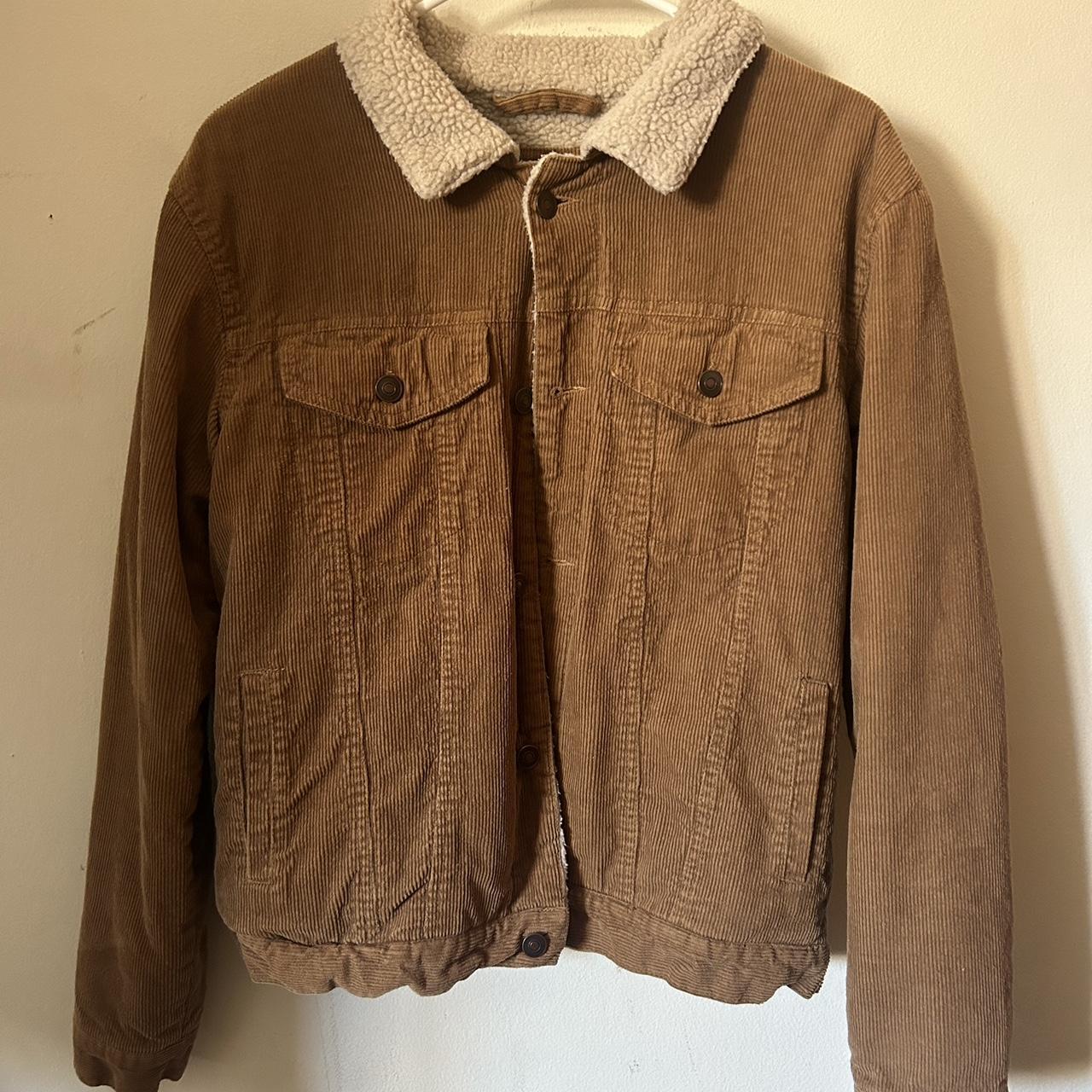 brandy mellville corduroy jacket - Depop