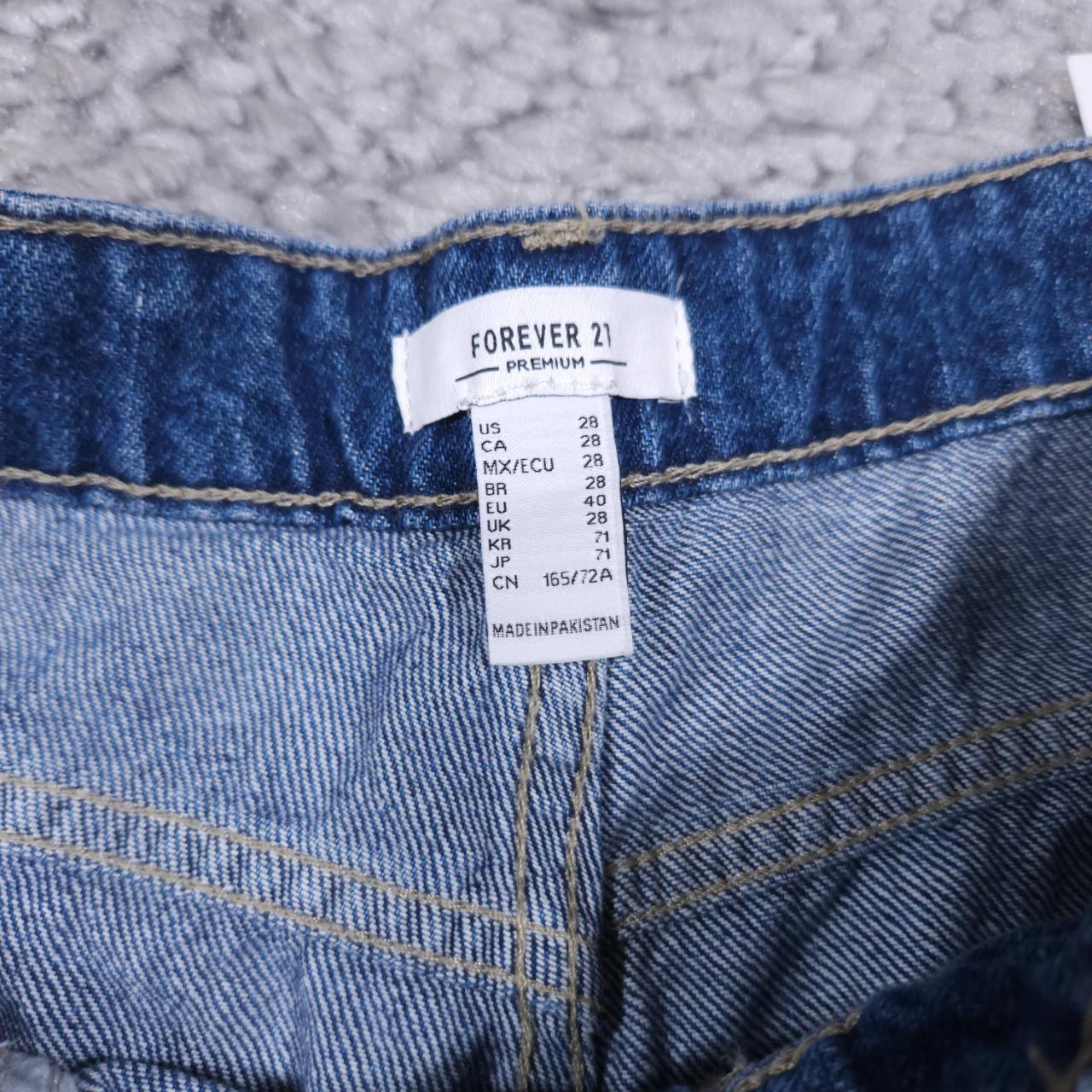 Women's Forever 21 Premium Dad Jeans in medium wash... Depop