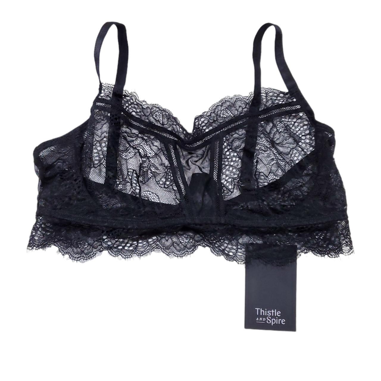 Thistle and Spire Black Amore Wired unlined... - Depop