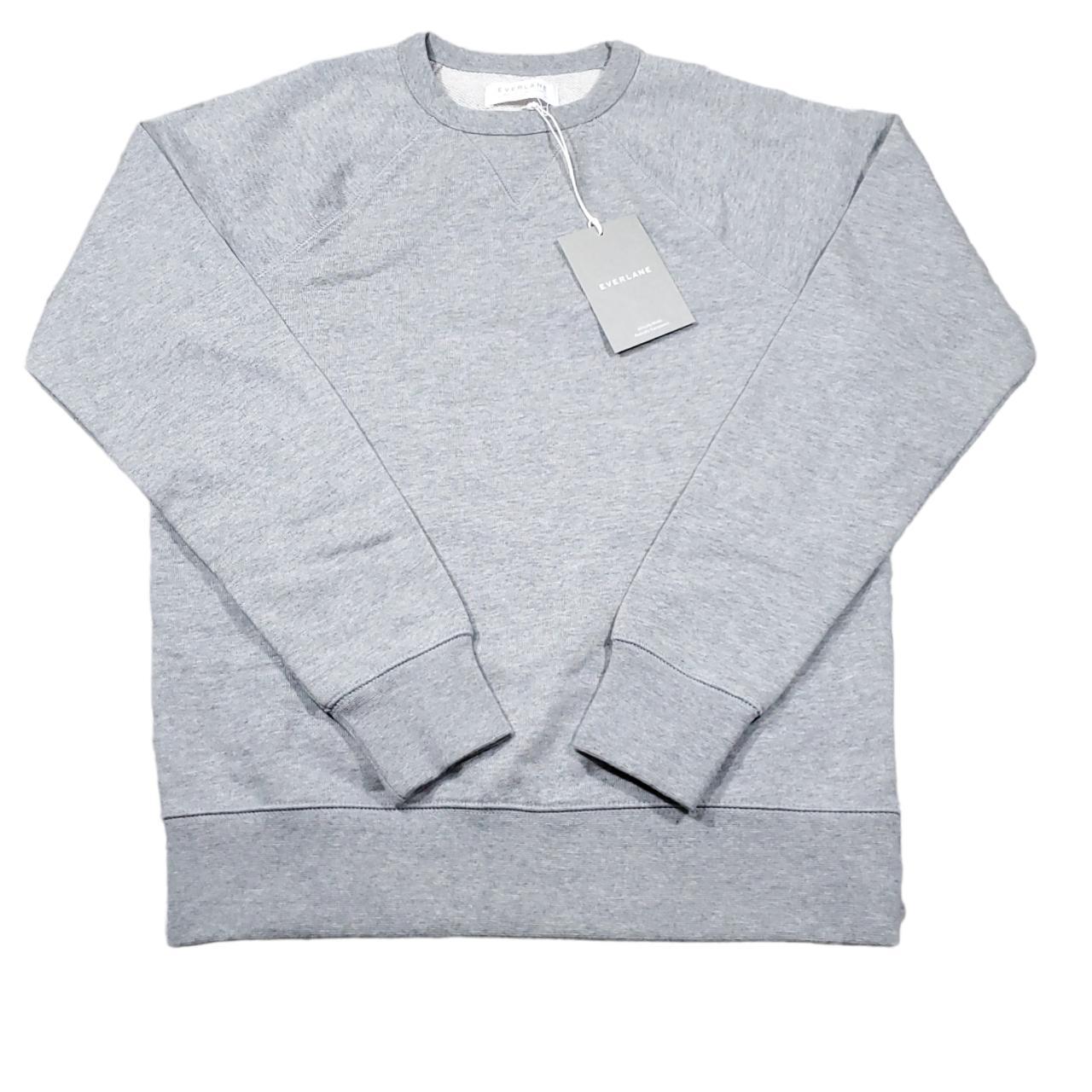 Everlane the Classic French Terry Crew in heather... - Depop