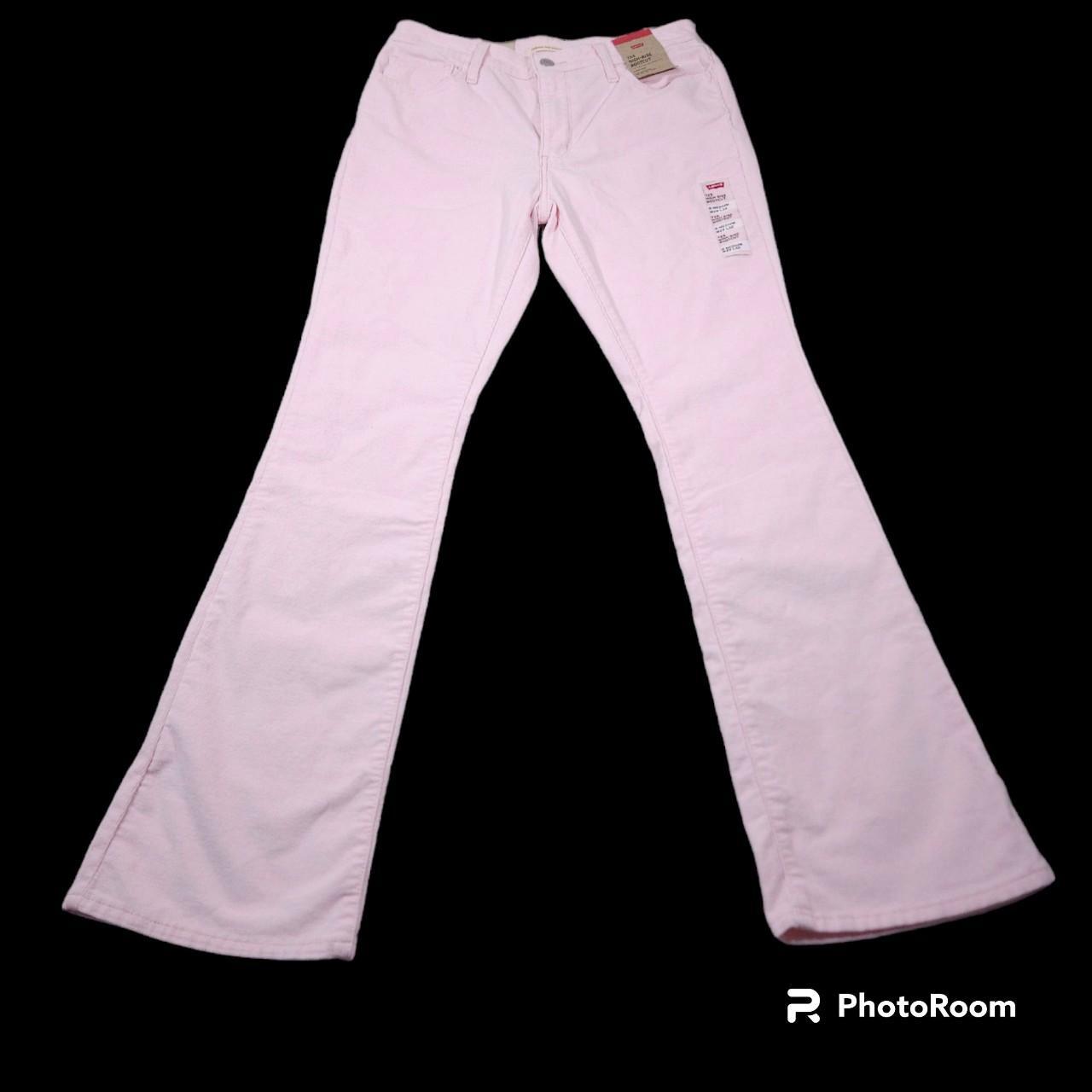 Red/pink Empire baggy corduroy pants #y2k #pink - Depop