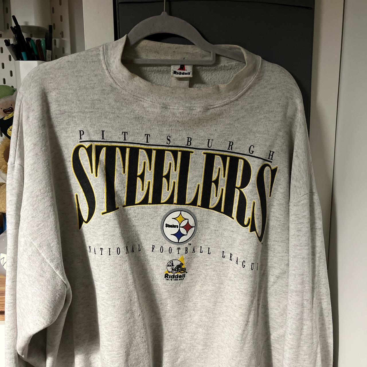 Vintage Steelers hoodie, size: Medium, great - Depop