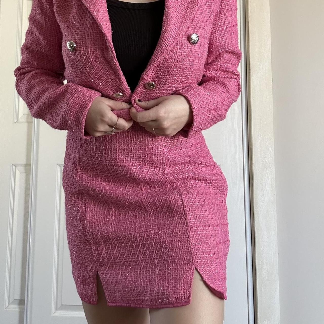 SHEIN Women's Pink Suit