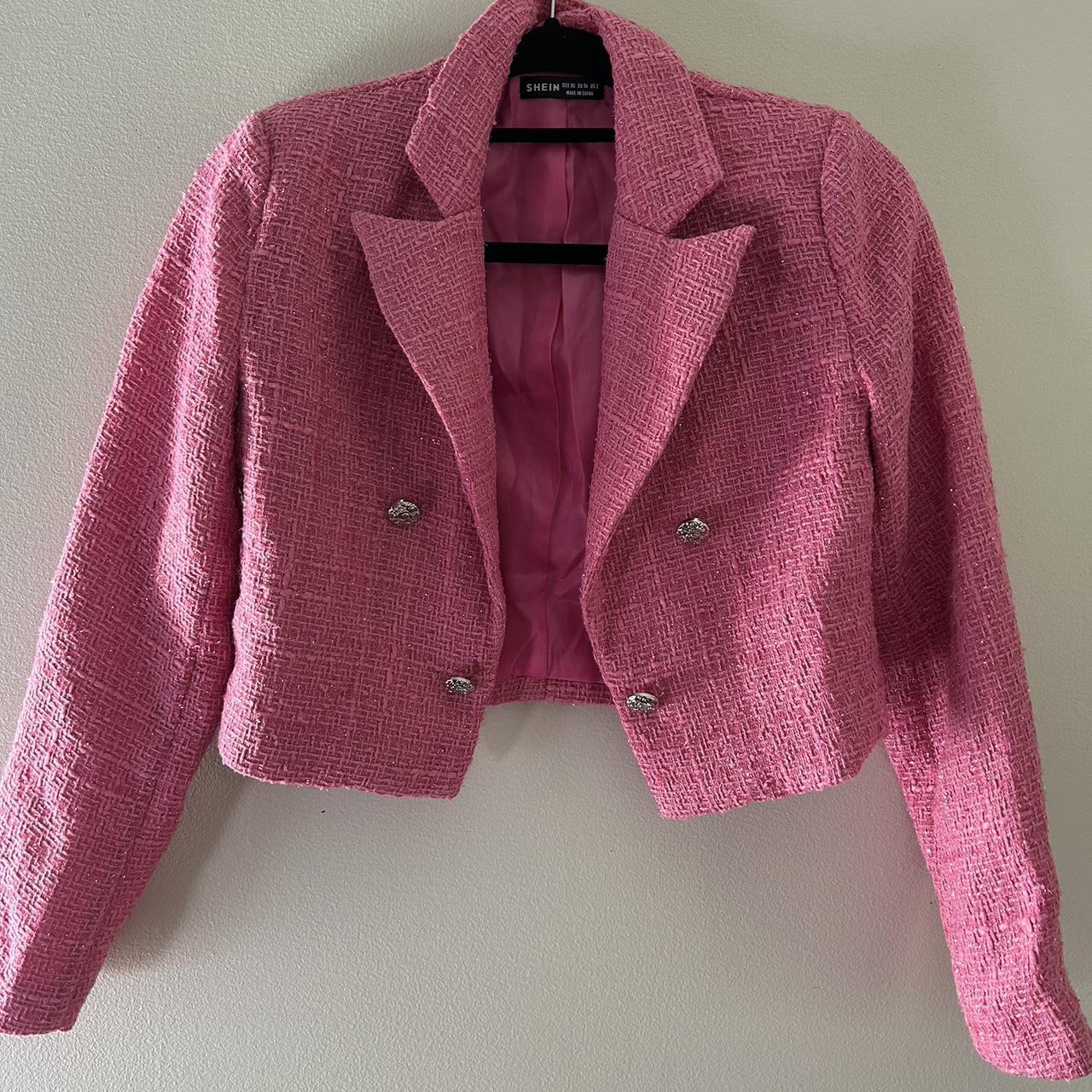 SHEIN Women's Pink Suit (2)