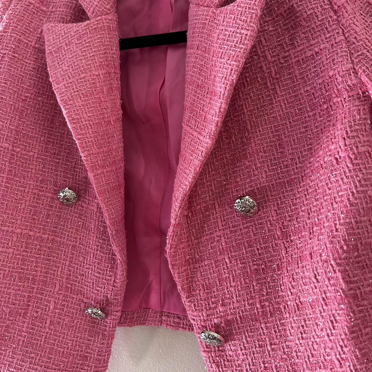 SHEIN Women's Pink Suit (5)