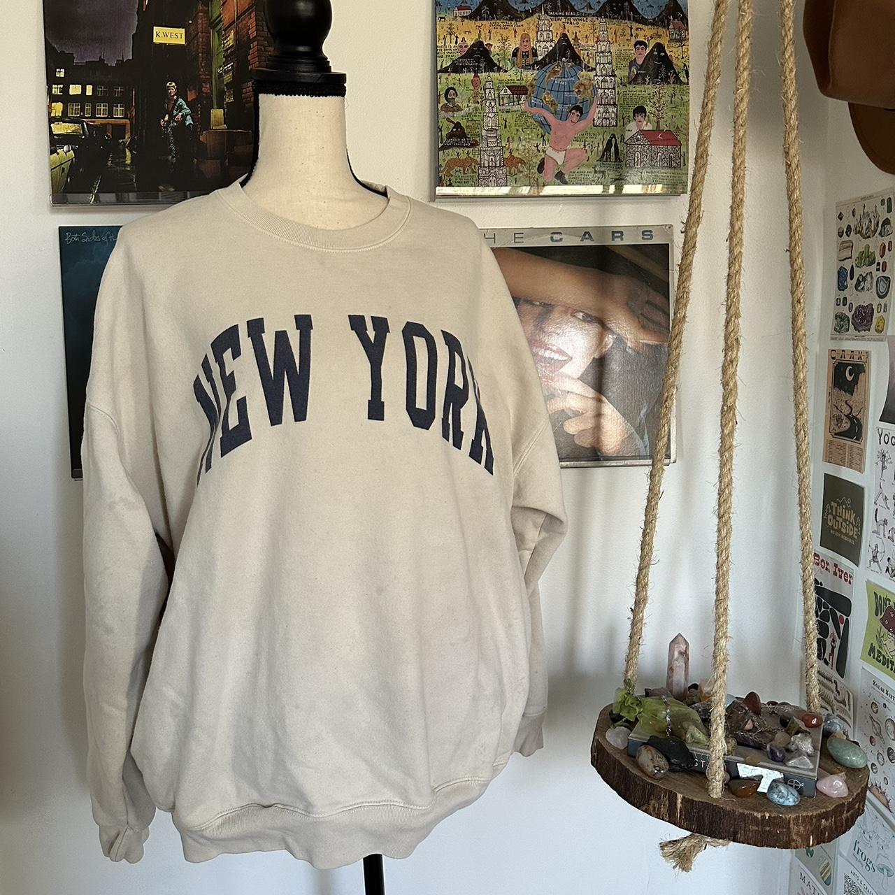 new york Brandy Melville crewneck. has some laundry... Depop