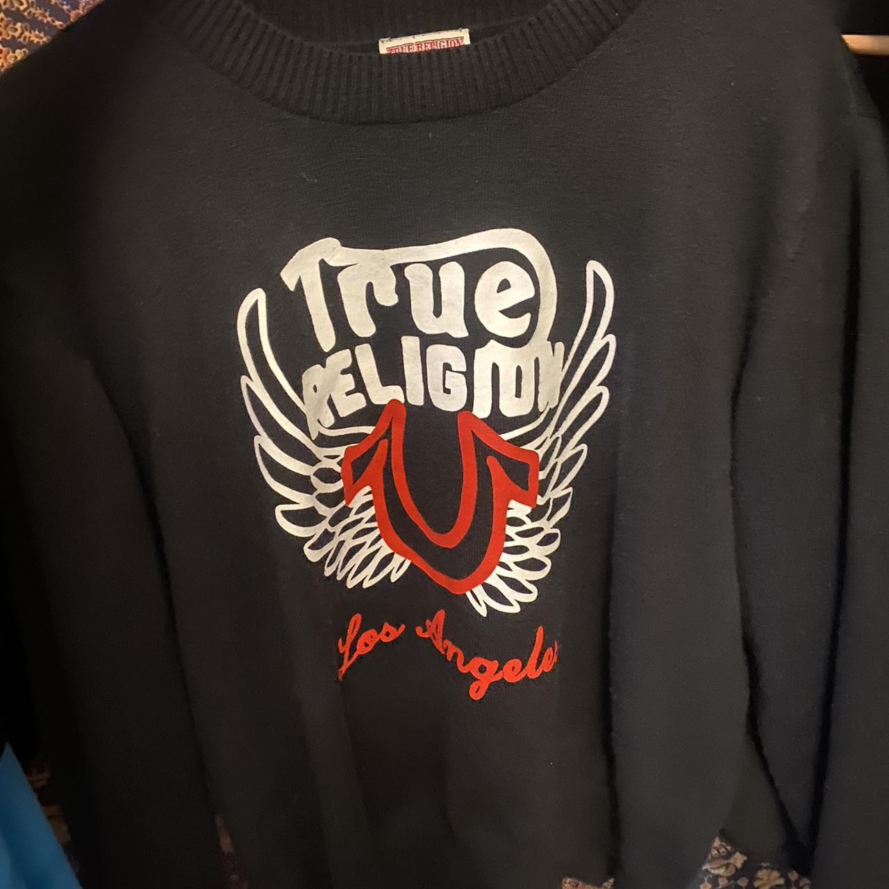 True religion black on sale jumper