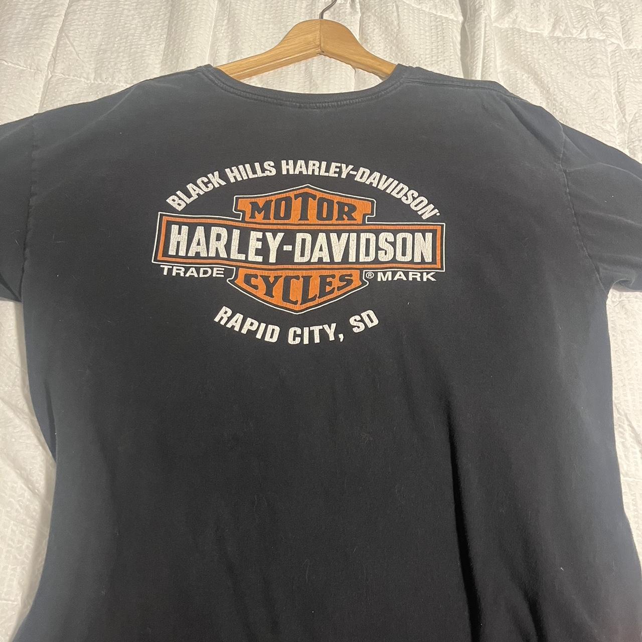 oversized men’s vintage harley davidson tshirt... - Depop