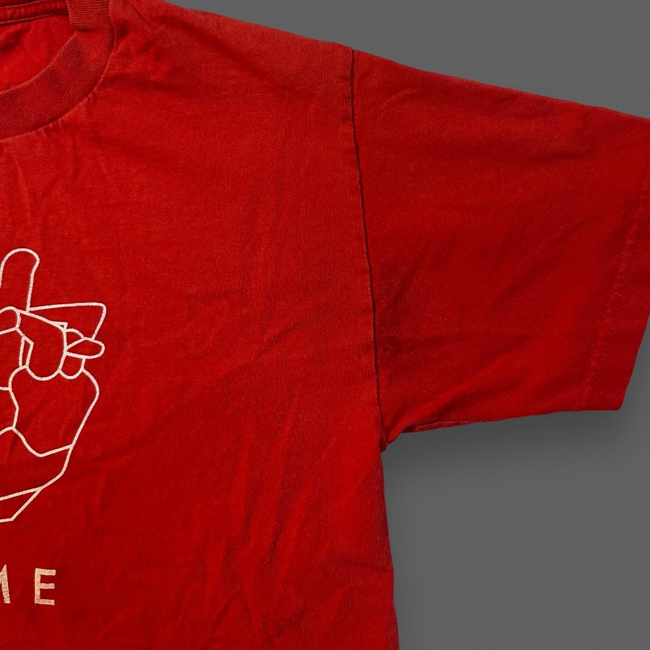 Dime Men's Red T-shirt (4)