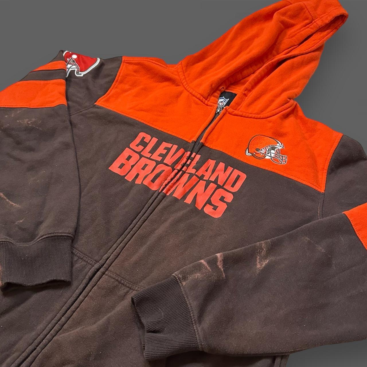 Kids Cleveland Browns Hoodie size 4 - Depop