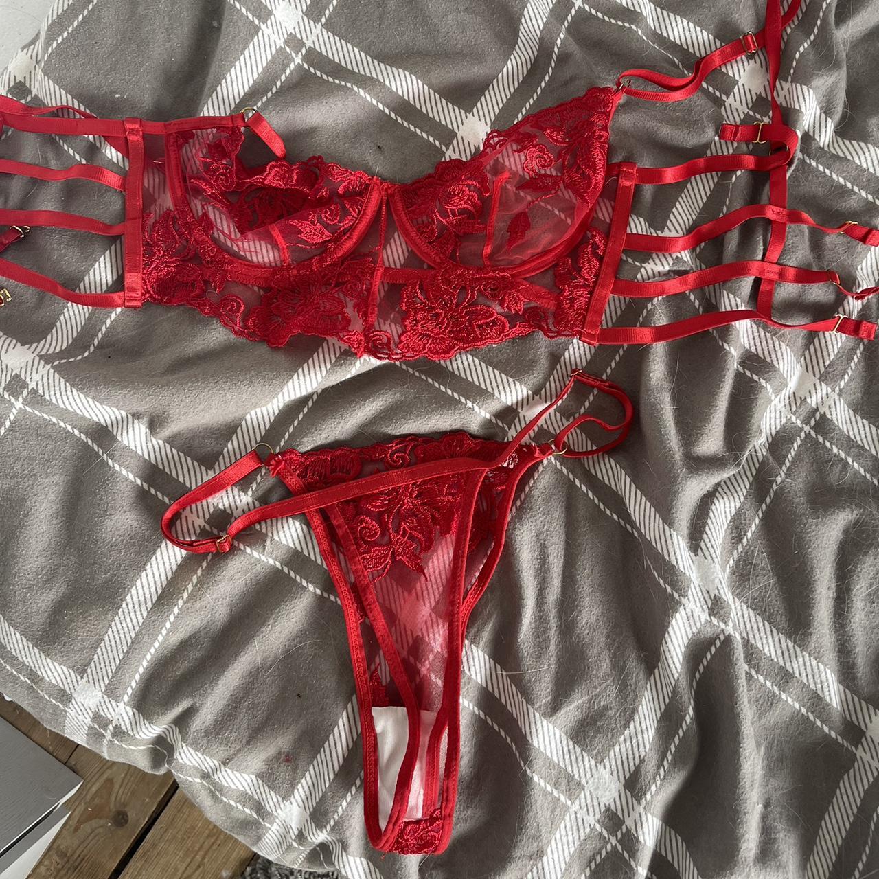 Ann summers red lingerie Really flattering! Brand... - Depop