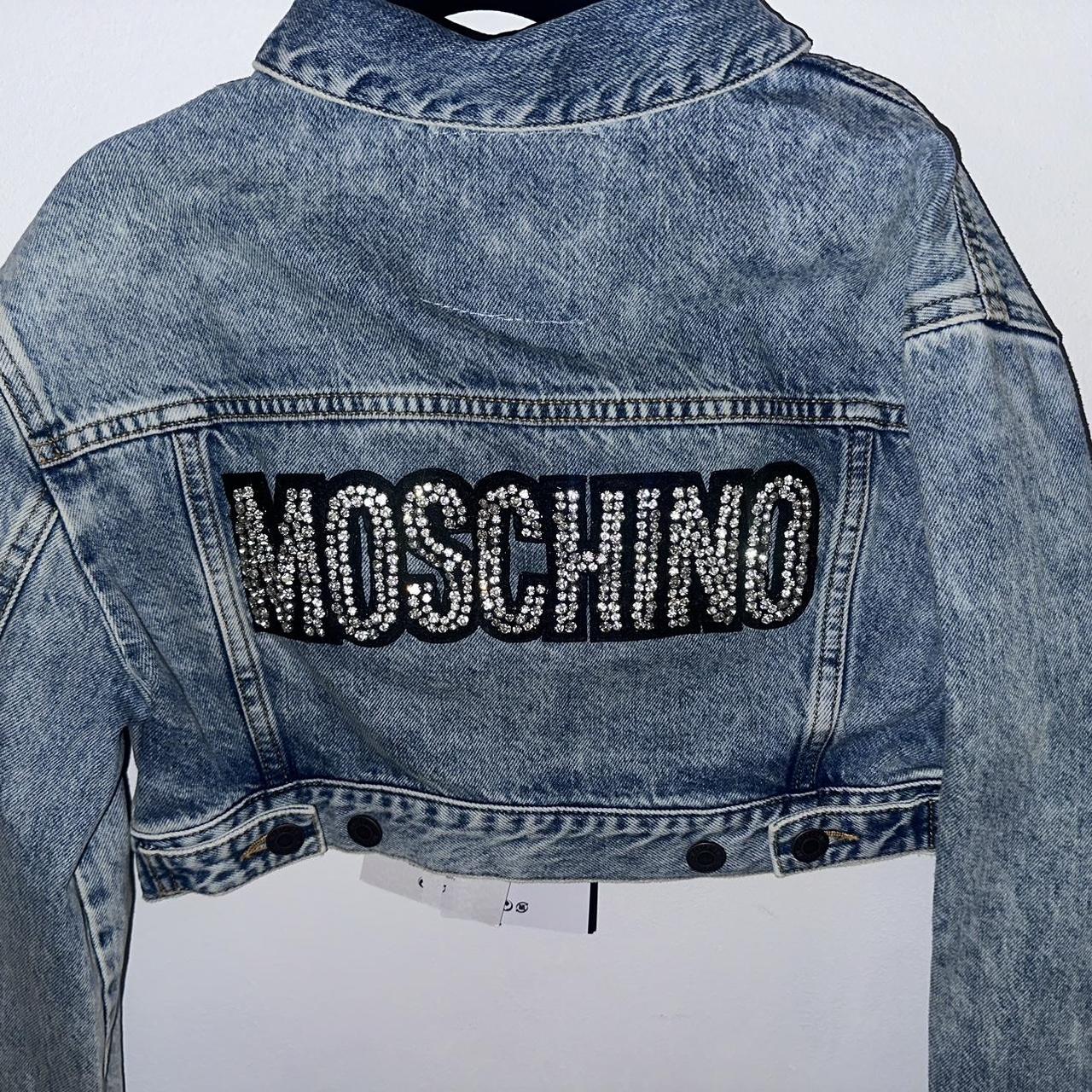 H&m moschino denim jacket hotsell