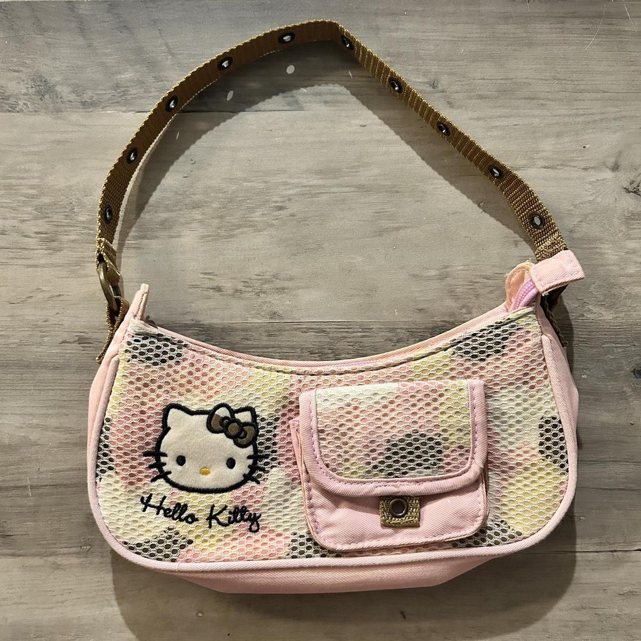 Her Universe Hello Kitty Pink Heart Baguette Bag | Hot Topic