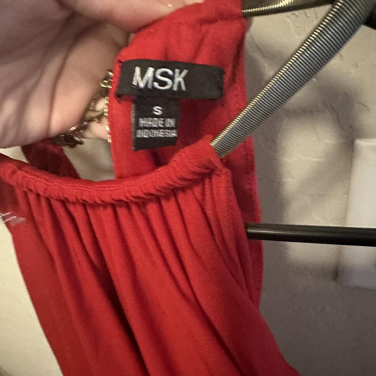 Msk shop red dress