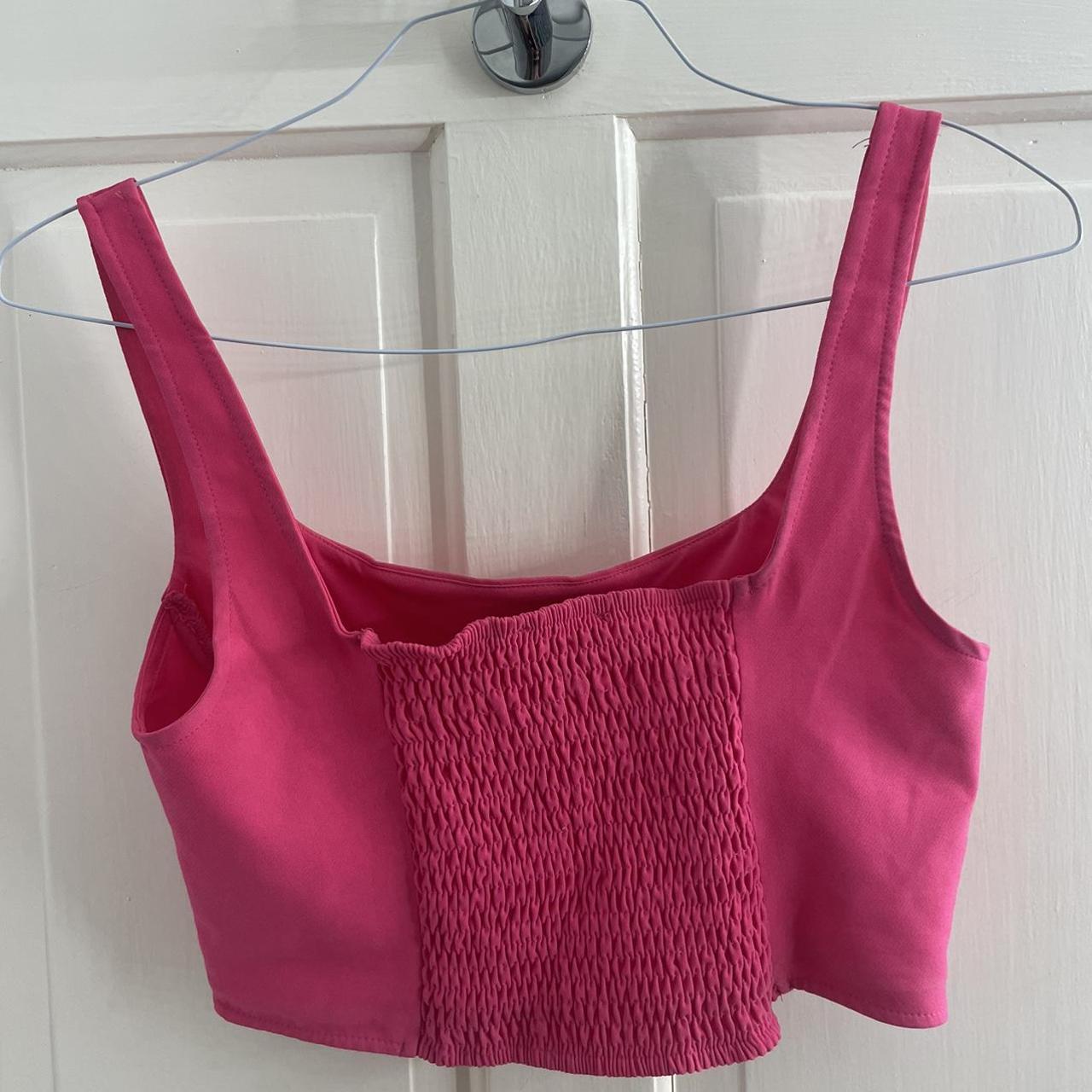 Primark Women's Pink Croptop Depop