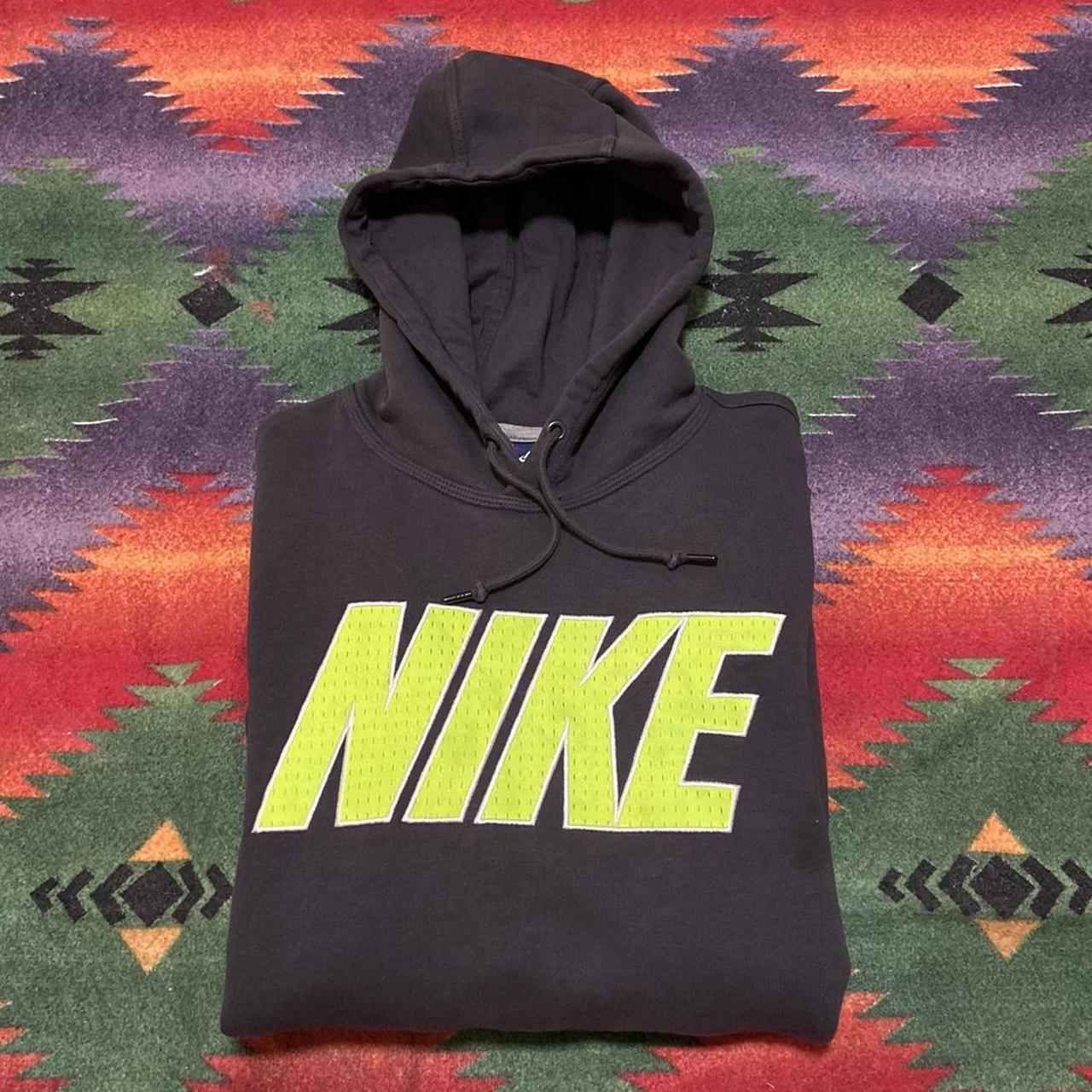 Nike black tick hoodie Clearance