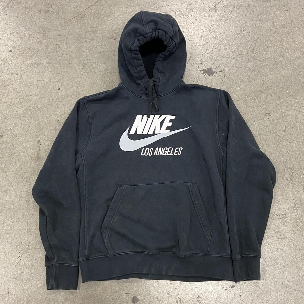 Nike Men's Black Hoodie Depop