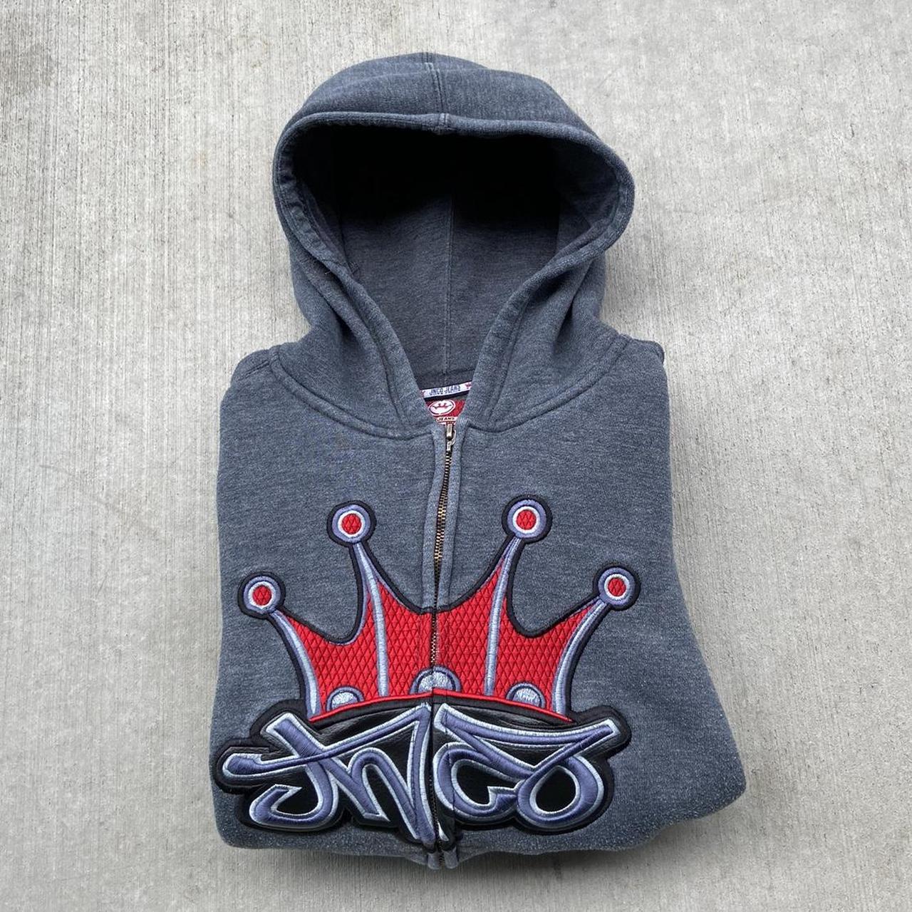 jnco-men-s-grey-hoodie-depop