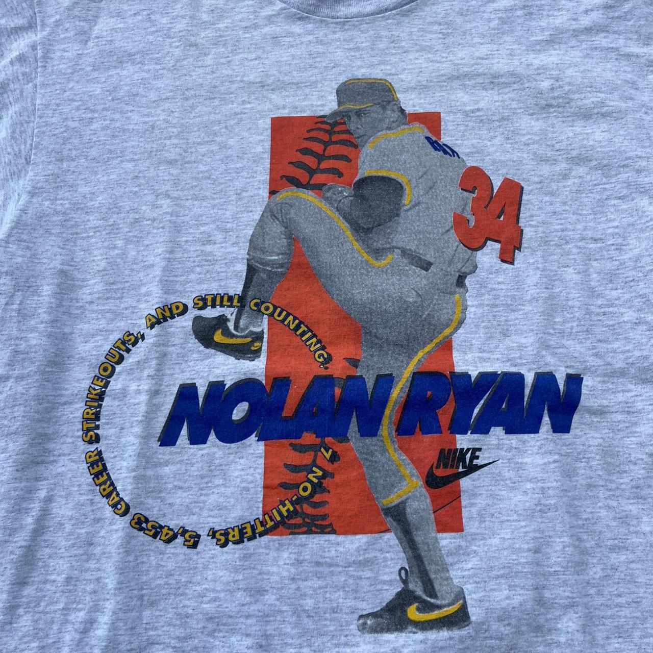 Vintage Nike Nolan Ryan baseball graphic...