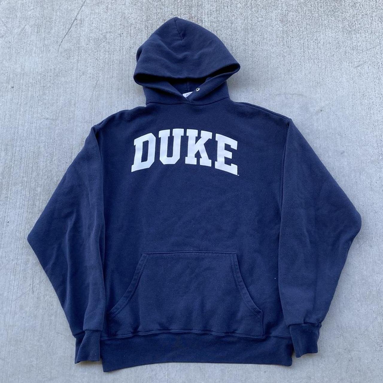 Duke Men's Navy Hoodie | Depop