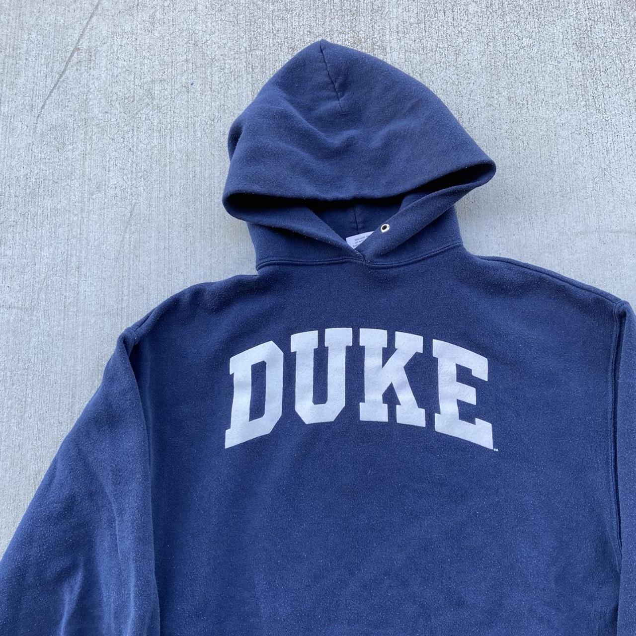 Duke Men's Navy Hoodie | Depop