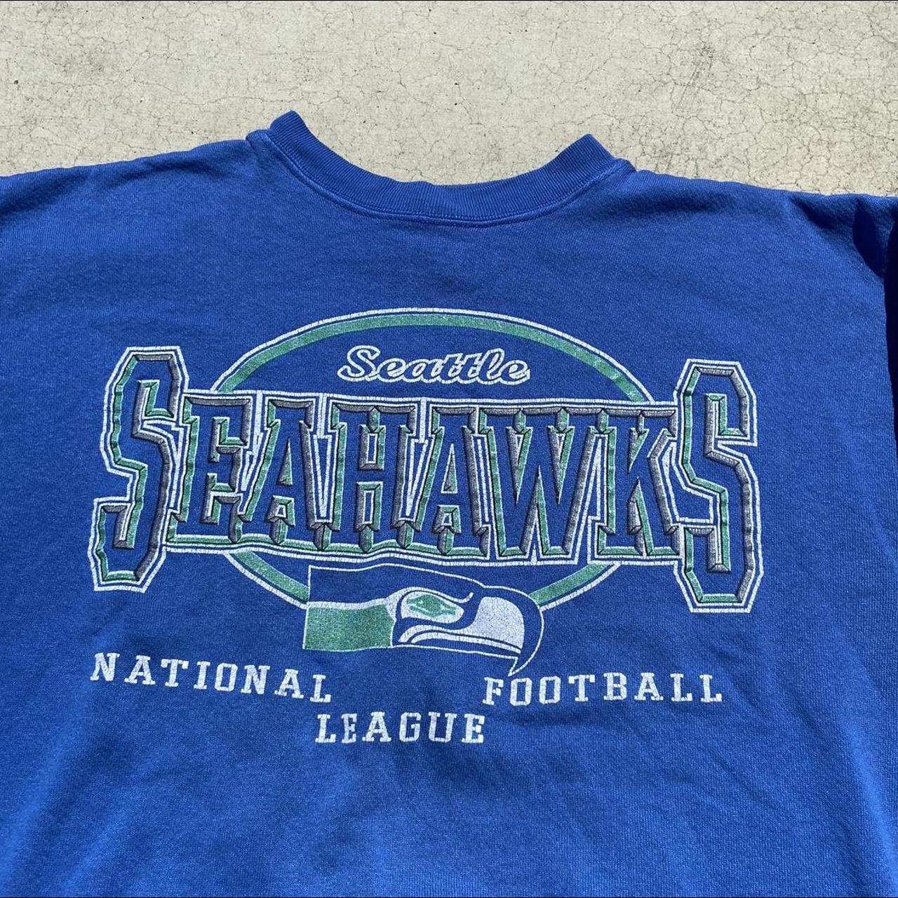 Vintage Seattle Seahawks Logo Athletic Shirt Size Medium