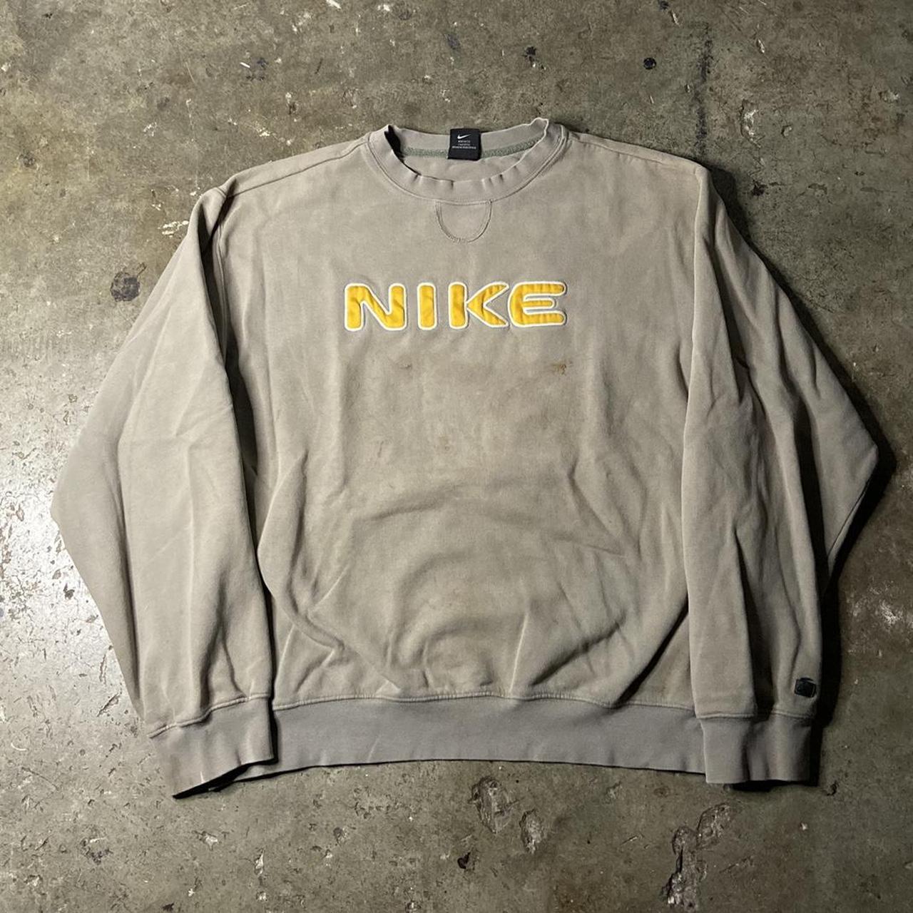 Vintage NIKE Crewneck Sweater 90s, Swoosh, SB - Depop
