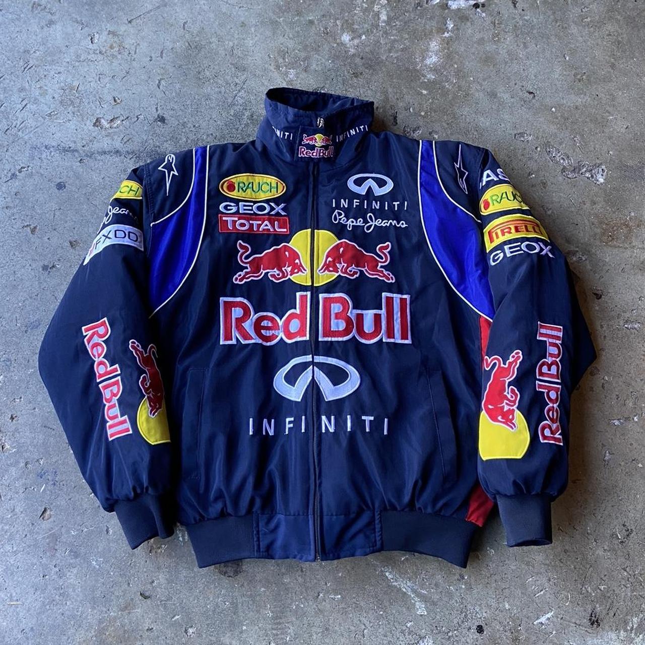 Essential Red Bull nascar jacket! Size Medium... - Depop