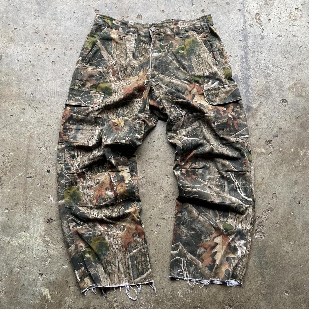 Essential real tree Camo cargo pants! Size... - Depop