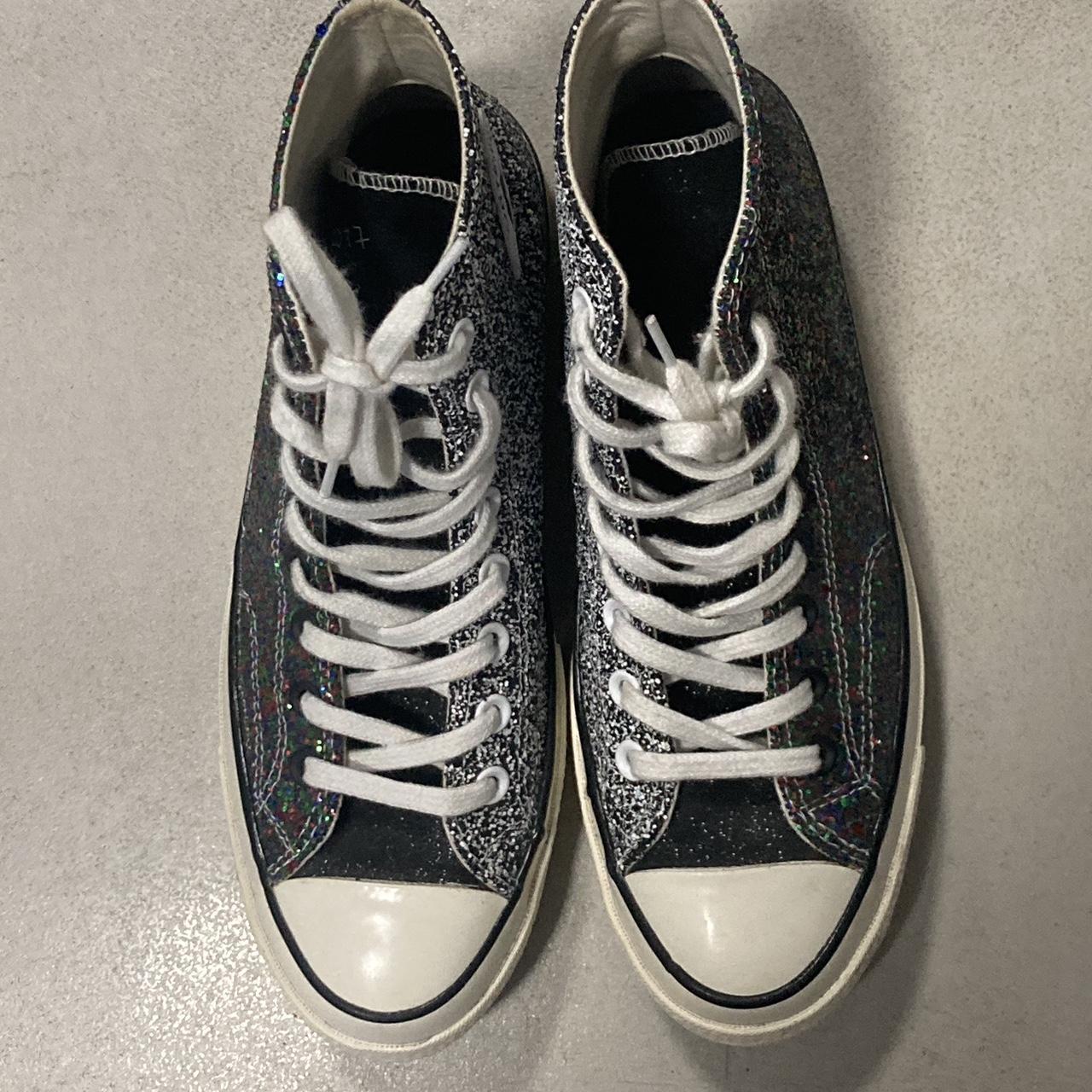 Jw Anderson Converse Glitter. Worn Only A Few Times - Depop