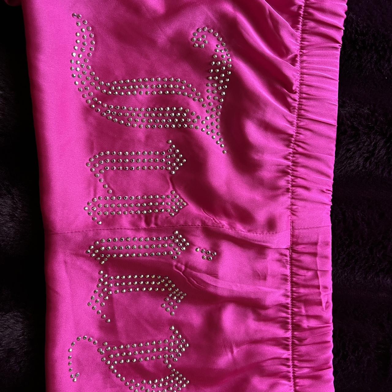 Silk juicy couture pink shorts, size medium🩷 Depop