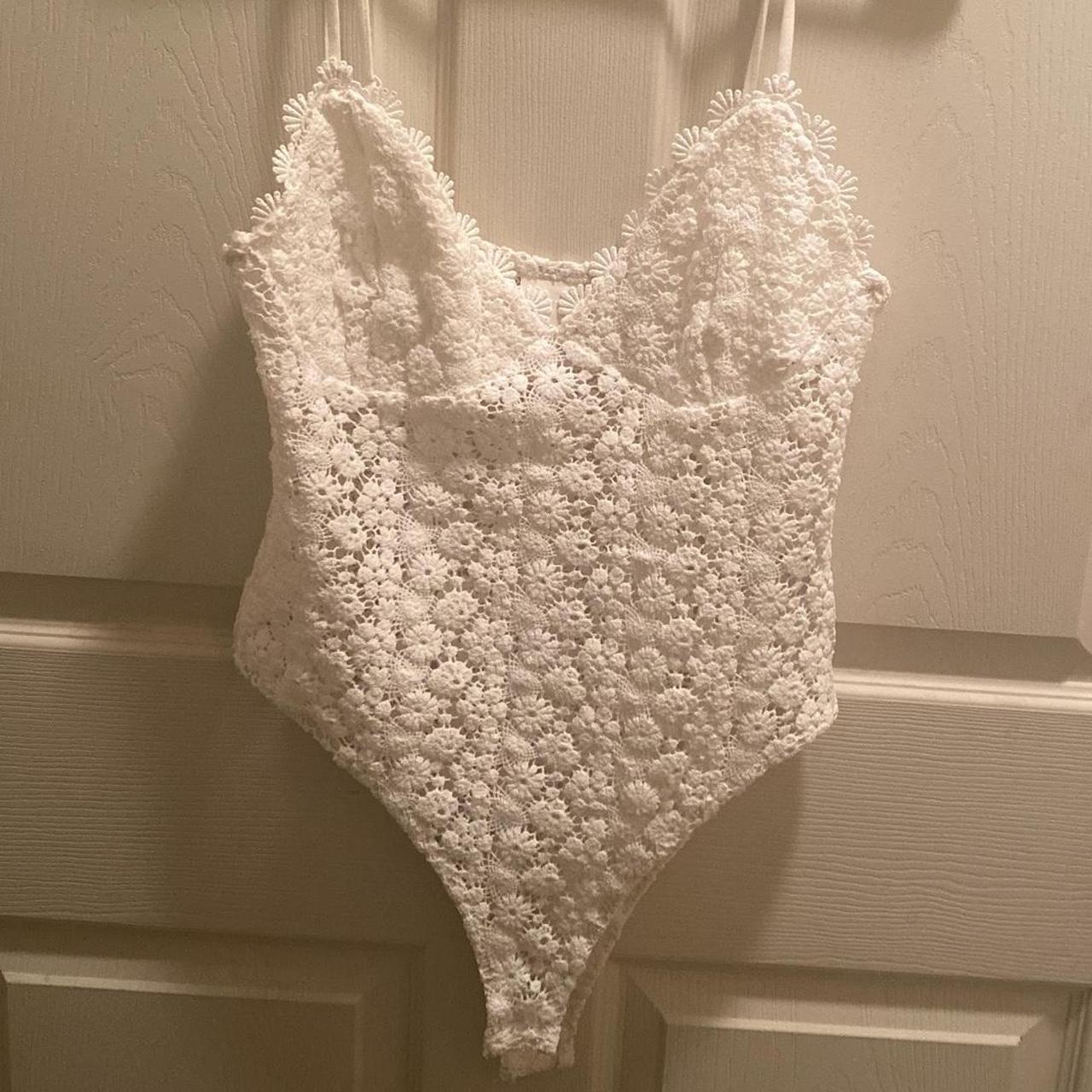 Crocheted Lace Bodysuit