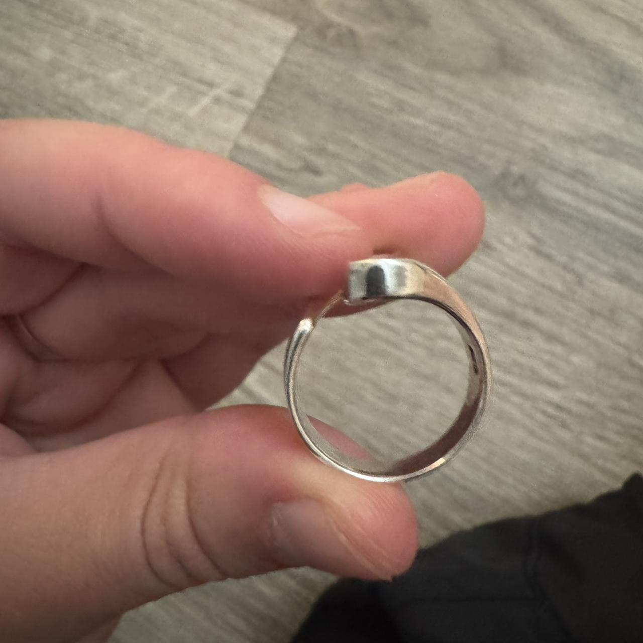 Women's Ring - Silver – Size 7 solid sterling sil… - image 3