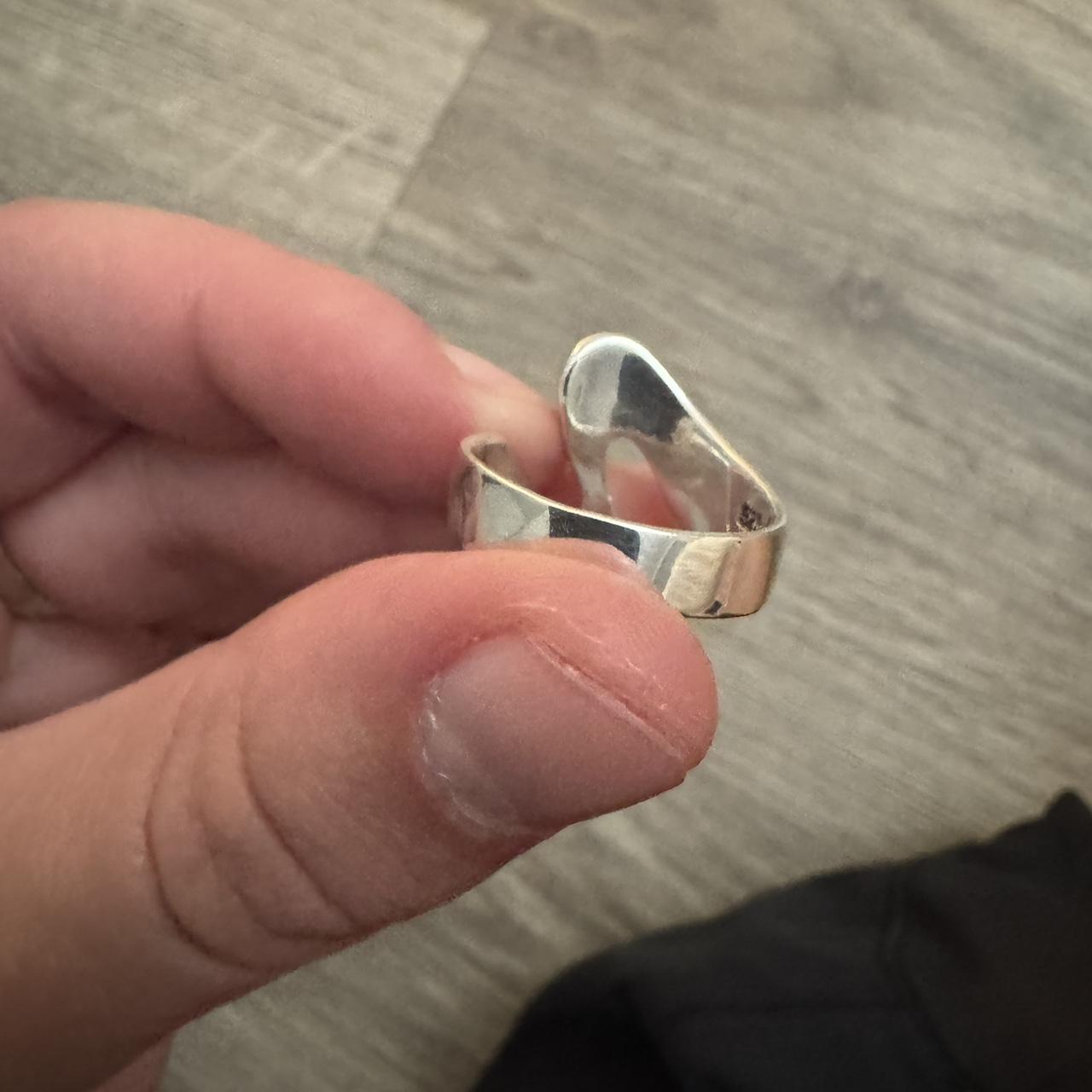 Women's Ring - Silver – Size 7 solid sterling sil… - image 2