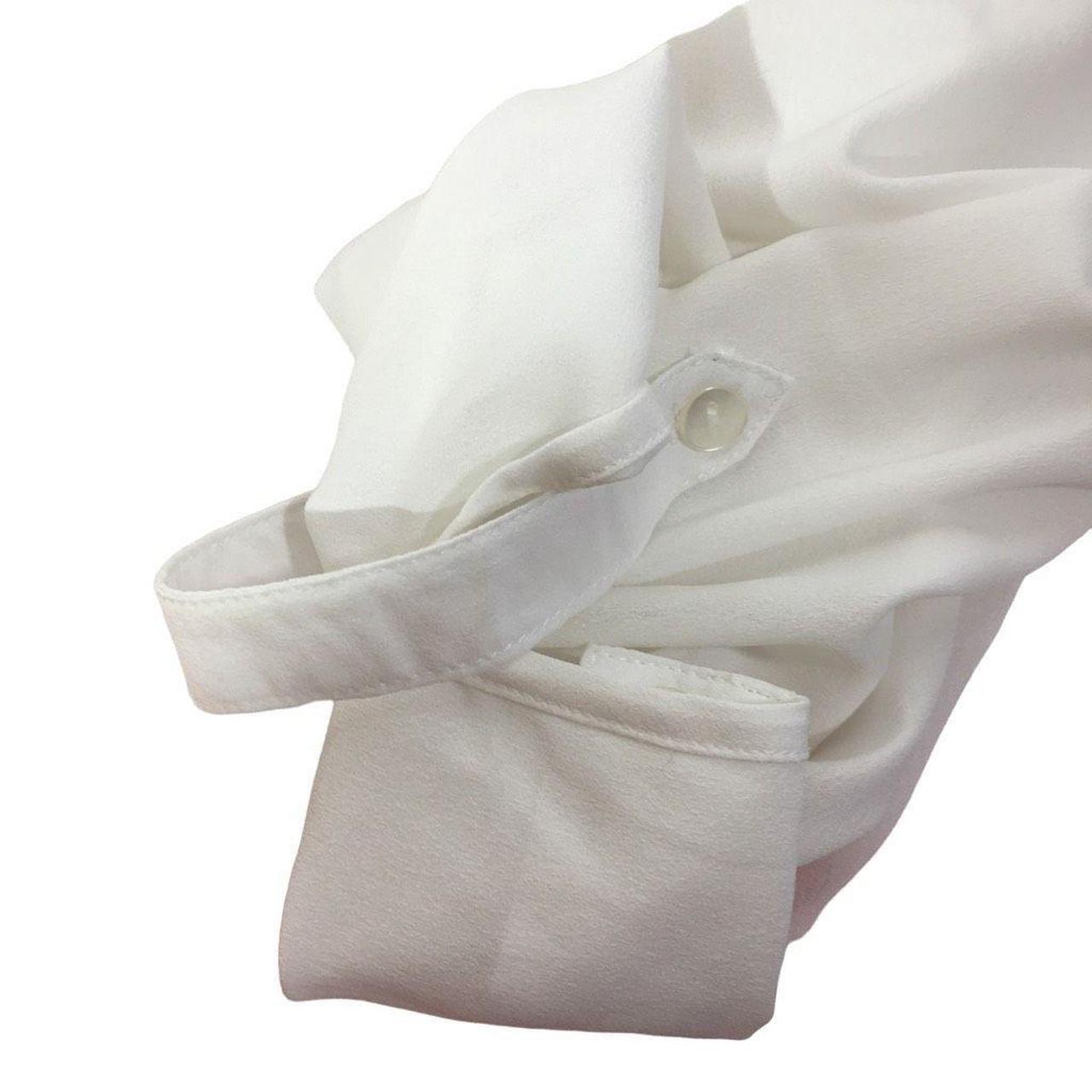 IZ Byer Women's White and Orange Blouse (4)