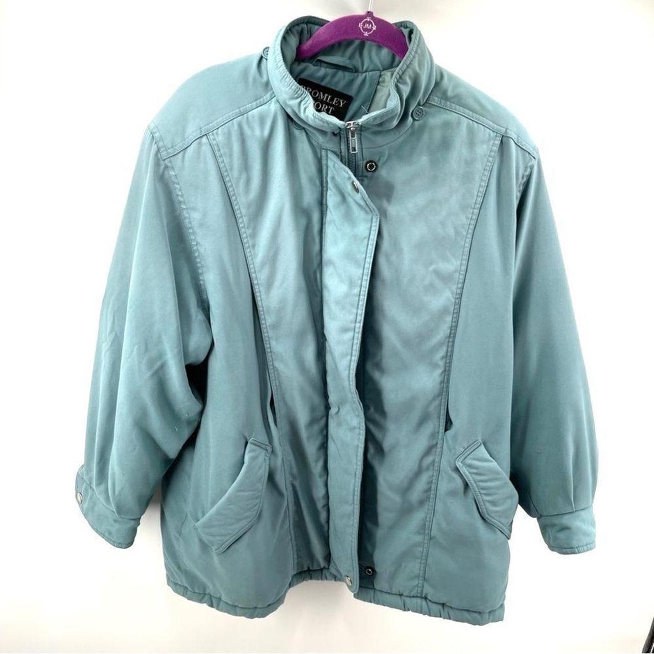 Bromley Sport Thermoloft teal puffer jacket medium. Depop