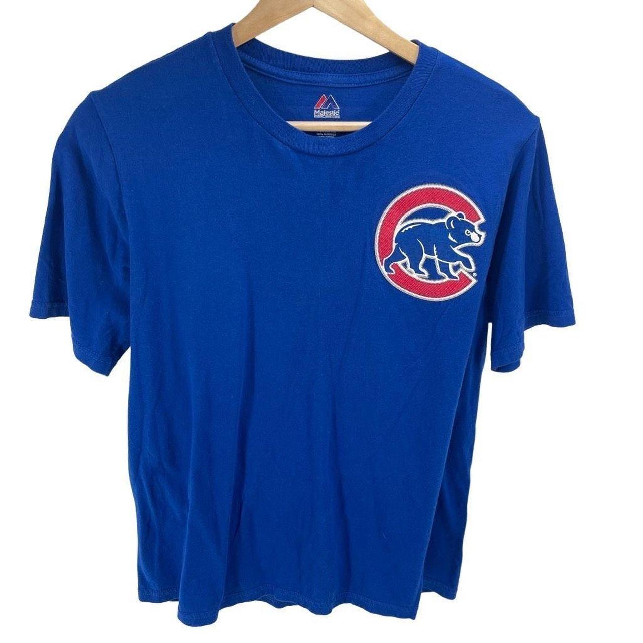 John Lester Chicago Cubs Jersey T Shirt Majestic Blue Short 