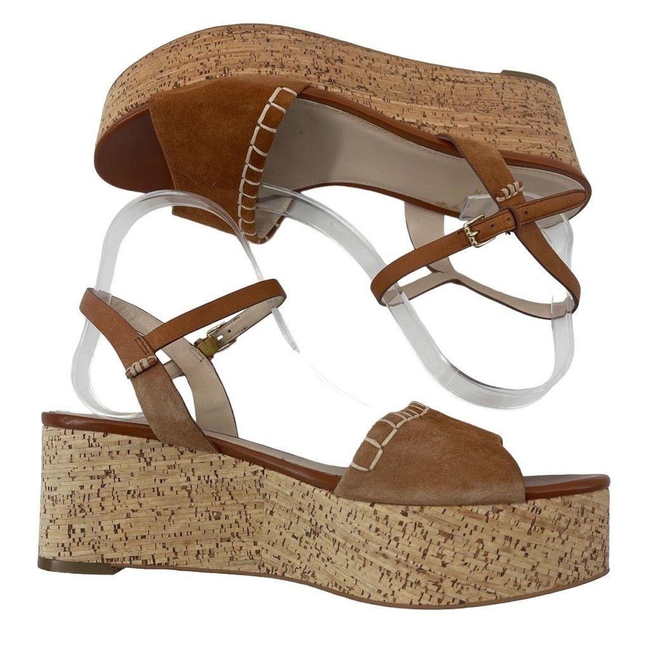 Cole Haan COLE HAAN Womens Leather Espadrille Wedge Sandals | SHEIN USA