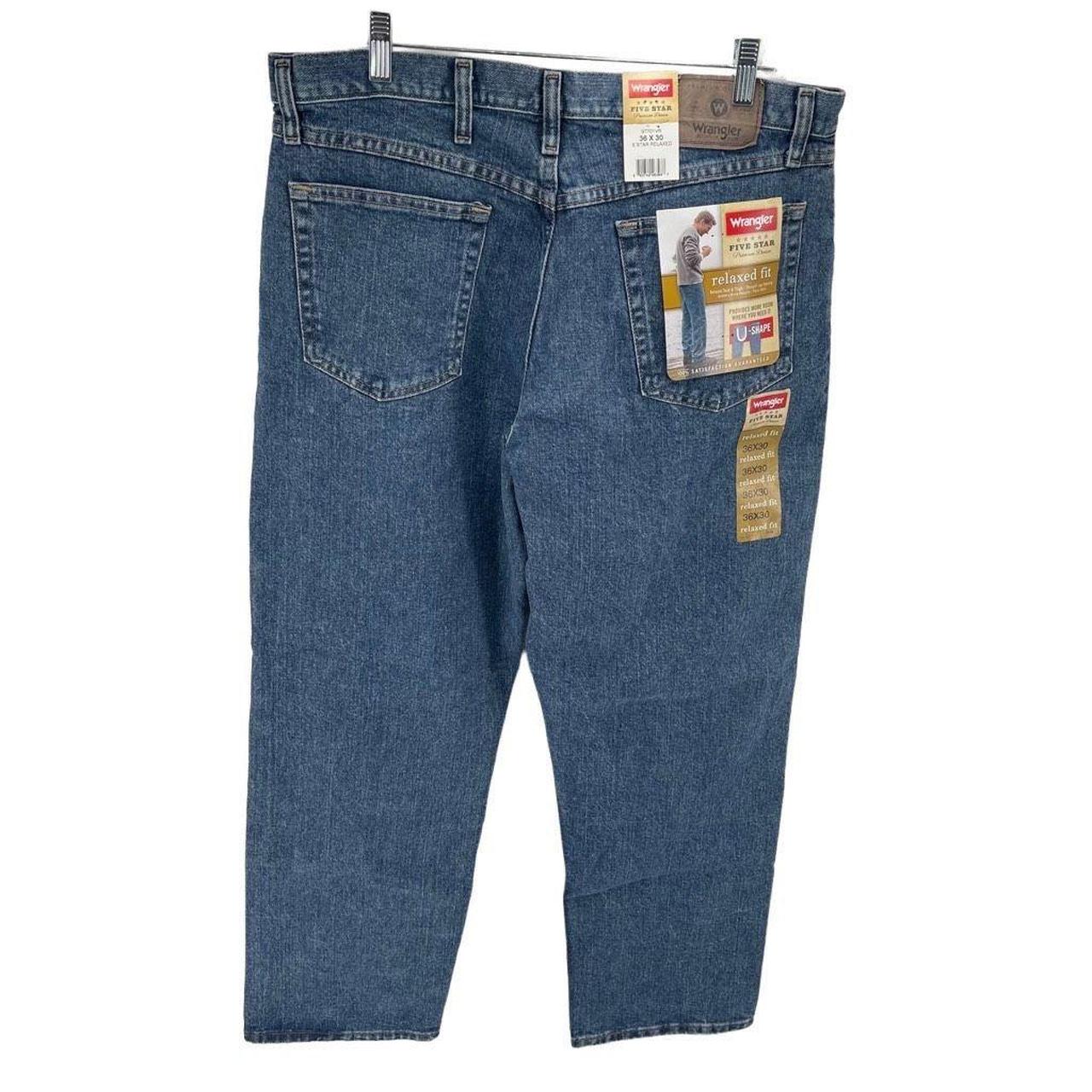 Wrangler u shaped hot sale jeans