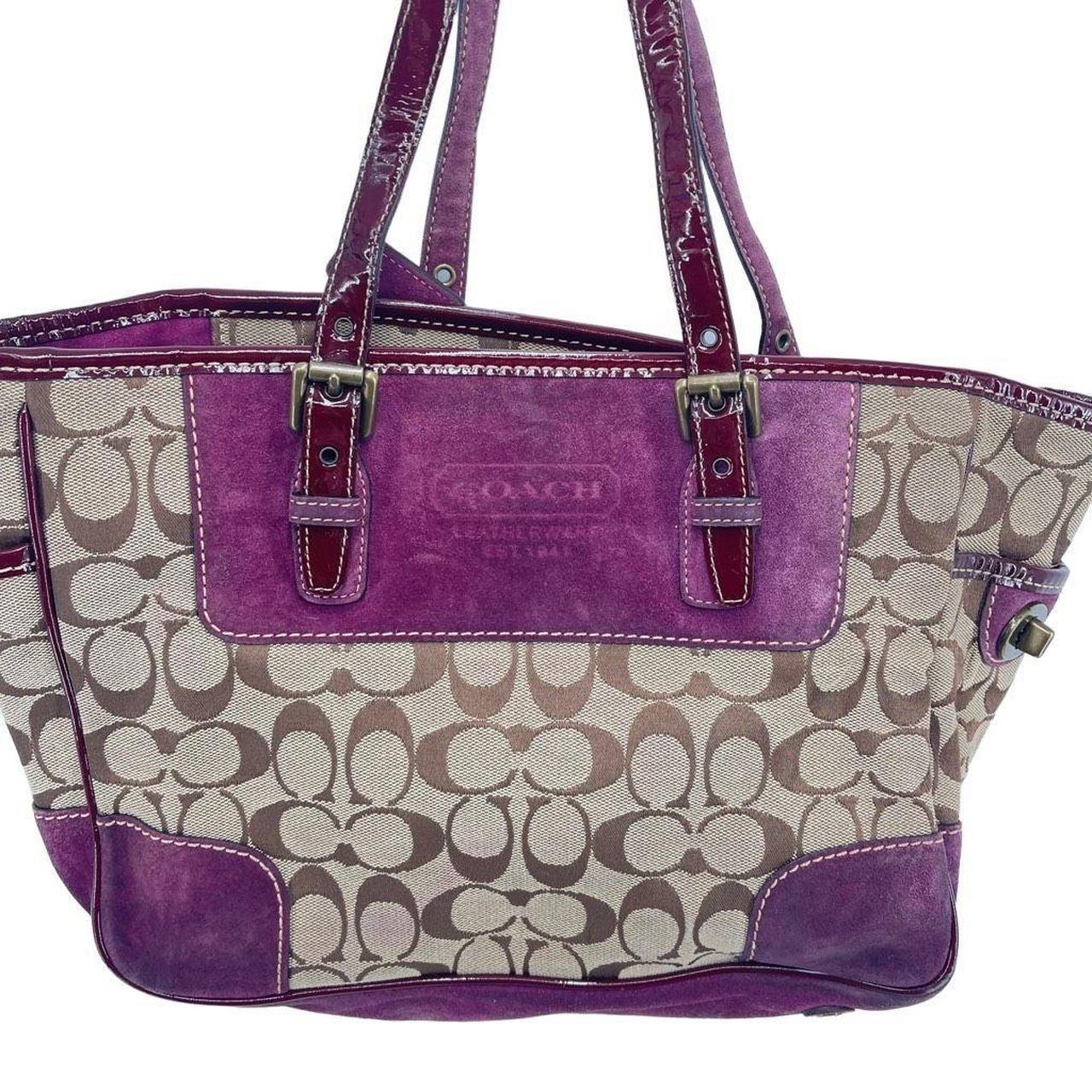 Lavender coach purse online