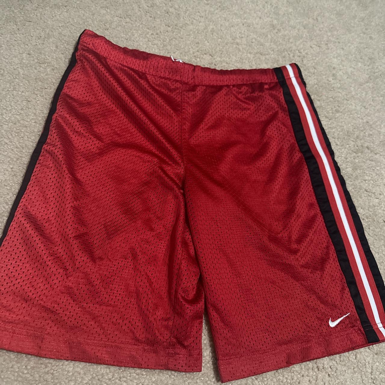 Early 2000's Authentic Nike Miami Heat NBA Shorts. - Depop