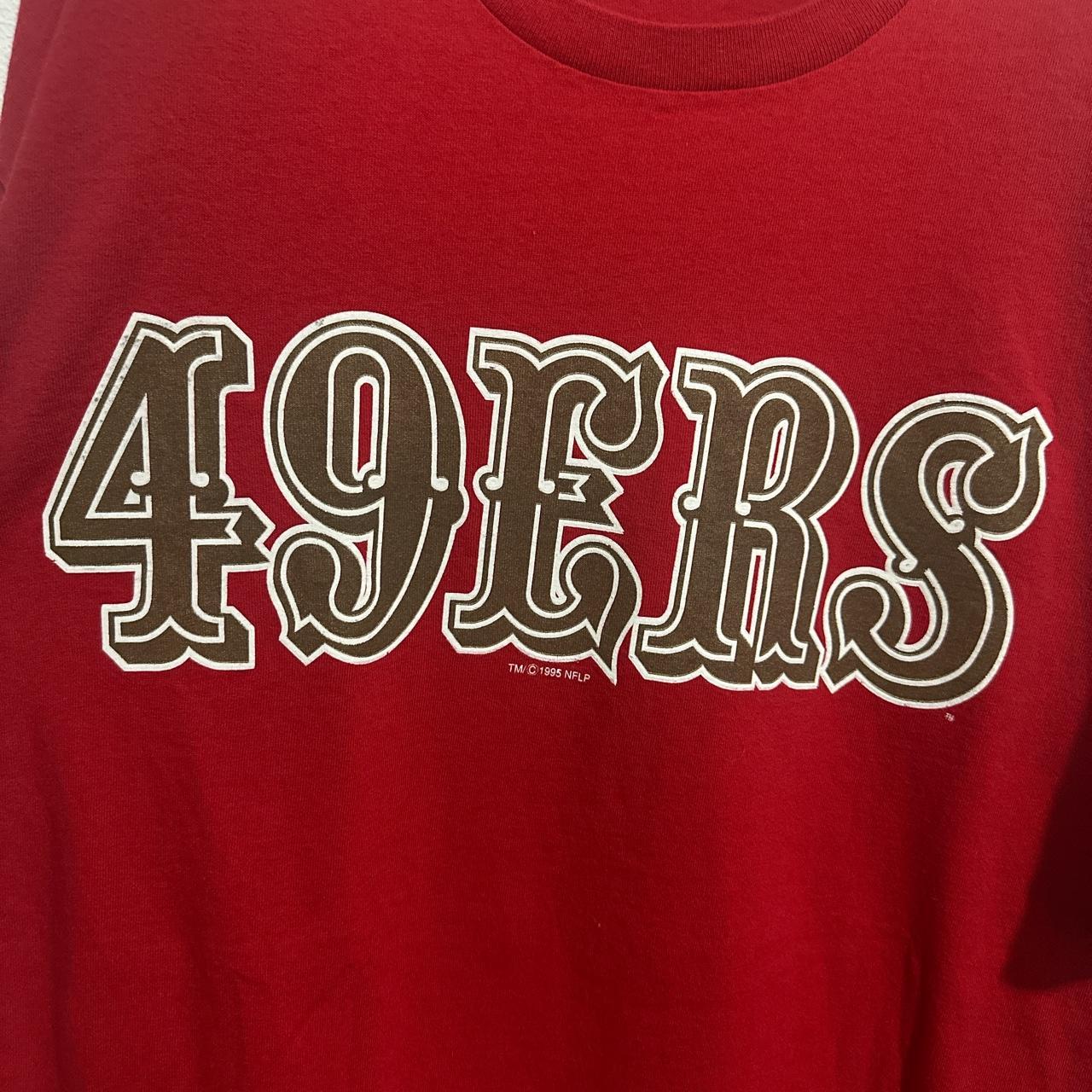 Official NFL San Francisco 49ers Red Jersey Youth - Depop